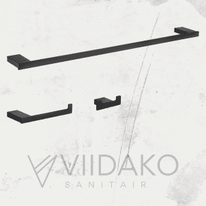 Product Viidako Accessoireset –  Zeer fraai design – Zwart – Hoge kwaliteit – Massief Messing