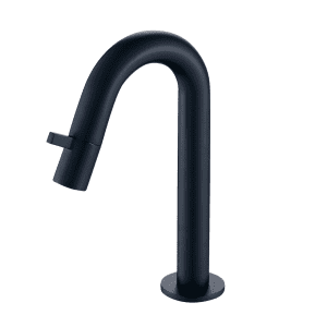 Product Viidako – Mikii Koudwater Kraan – Mat Zwart – Duurzame coating – Zink, Messing en Keramisch binnenwerk- Hip design