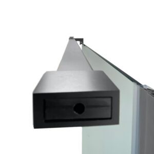 Product Viidako – Luxurii Nisdeur Links – Gun Metal – Douchedeur – Nano Coating – Design – Hoogwaardige kwaliteit – 100x200cm