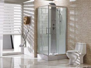 Product Wiesbaden – Rainbow douchecabine – 90x90x218- alu 5mm glas