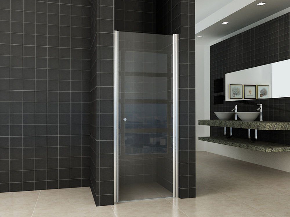 Product nisdeur met profiel 700×2000 8mm NANO glas
