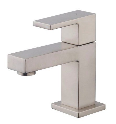 Product Rombo – Vierkante toiletkraan – Geborsteld staal