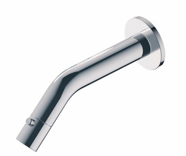 Product Metro toiletkraan muurbevestiging rond chroom