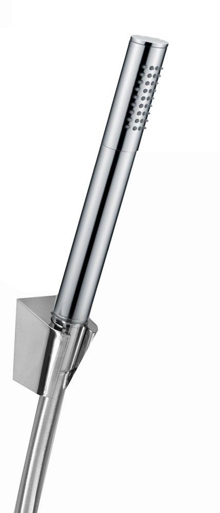 Product Rond handdoucheset+slang en houder chroom