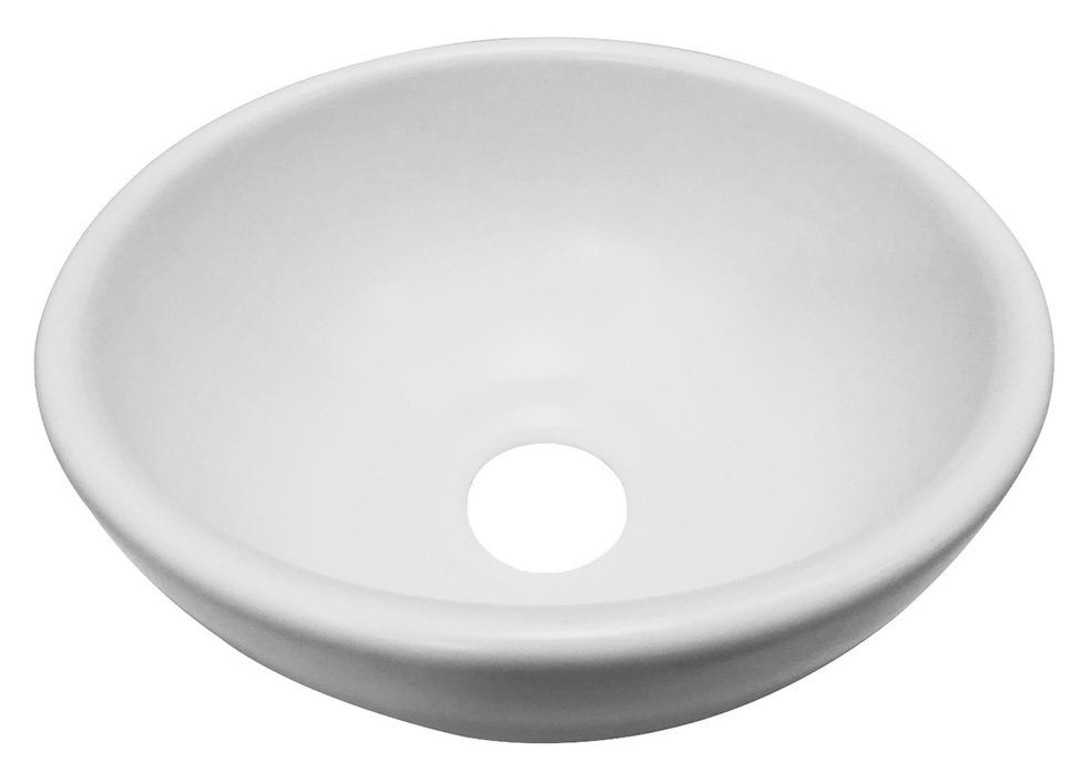 Product Wiesbaden – Consilio waskom -Rond – 20×9 cm – Keramiek – Mat wit