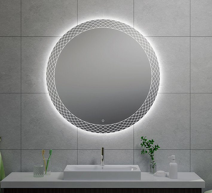 Product Deco condensvrije led-spiegel 100 cm