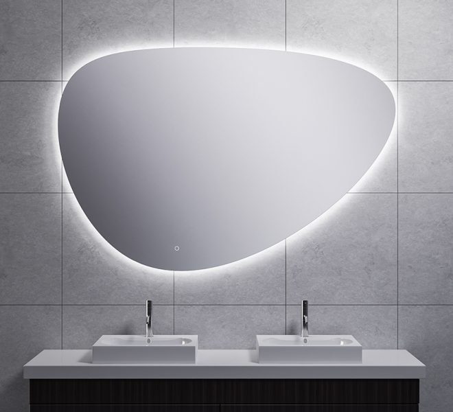 Product Uovo condensvrije led- spiegel dimbaar 150 cm
