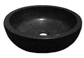 Product Wiesbaden – Raw waskom – Rond -40×12 cm – Hardsteen gezoet