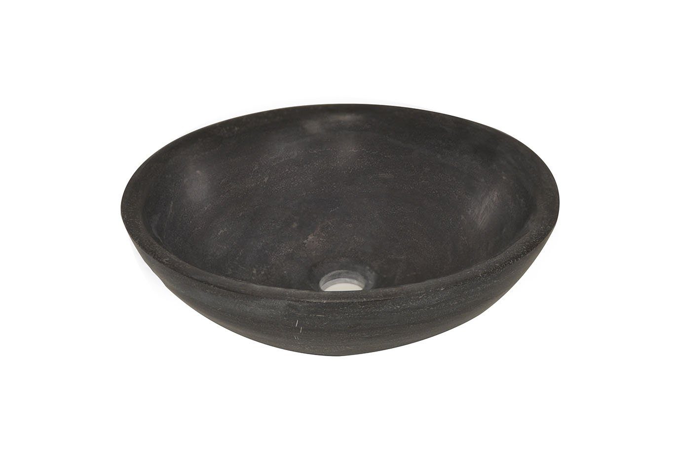 Product Wiesbaden – Raw waskom – Rond – 40×14 cm – Hardsteen gezoet