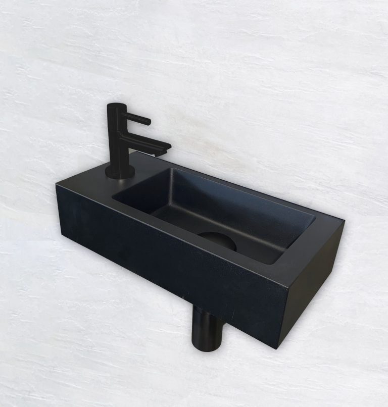 Product One Pack Mini-Rhea links fontein 360x180x90 mat-zwart