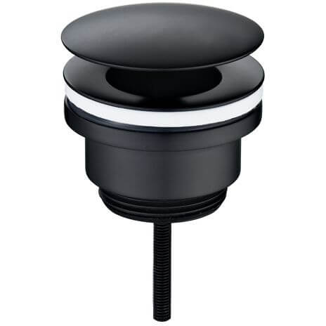 Afvoerplug mat zwart vaste waste