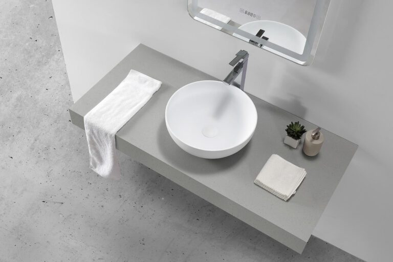 Product Waskom – Solid Surface Muntu – mat wit – 30 x 30 x 11 cm