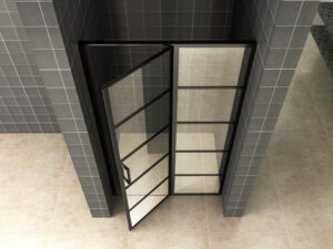 Product Horizon nisdeur R/L met vast deel 110cm 8mm NANO
