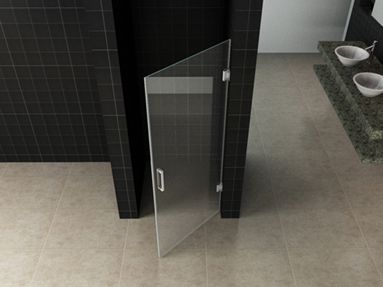 profielloze nisdeur 1000×2000 8mm NANO glas, foto 2 van 3