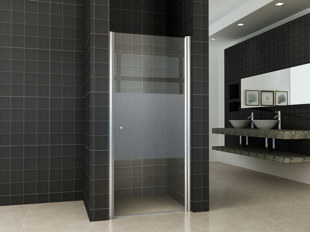 nisdeur -R- met profiel 700×2000 8mm NANO ged.matglas, foto 4 van 6