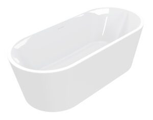 Product Wiesbaden Libero vrijstaand bad met waste 178×80 cm acryl glans wit