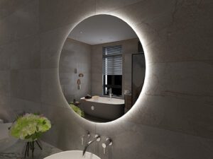 Product Giro ronde spiegel + Led 1000mm