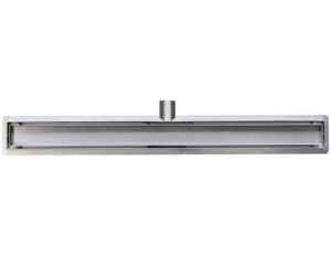 Product Wiesbaden – Douchegoot met tegelrooster en flens – 120 x 7 cm – RVS