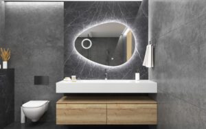 Product Gliss Design – Atlas Badkamerspiegel met verlichting en verwarming – 100x75cm