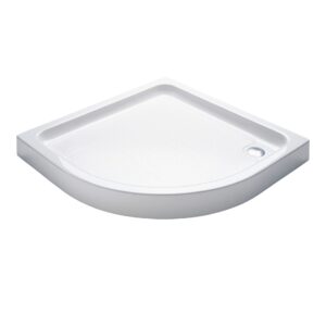 Product Creavit – Kwartronde douchebak – Acryl – 80X80X15 cm – wit