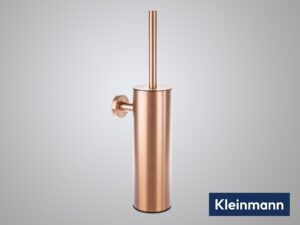 Product Kleinmann – Toiletborstel met houder – Geborsteld Brons – PVD coating
