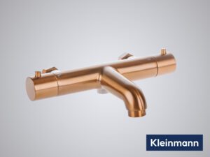 Product Kleinmann – Badkraan met handdouche – Geborsteld Brons – PVD coating
