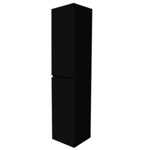Product Gliss Design – Hoge kast 160 cm hoog – Kleur Mat Zwart
