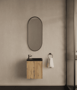 Product Gliss – Fonteinkast – Dakota Oak – met Fontein – Mat zwart