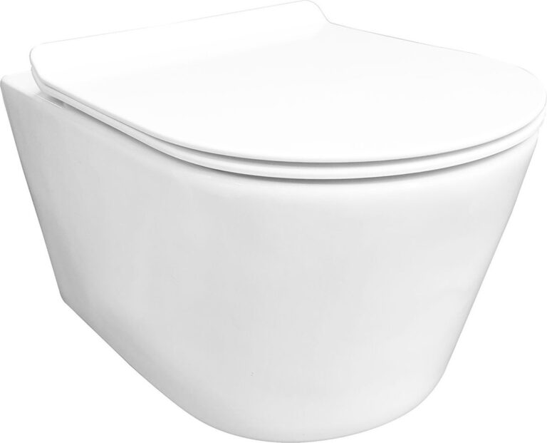 Product Viidako – Kusta Toiletpot (compleet met softclose zitting) – Glans wit
