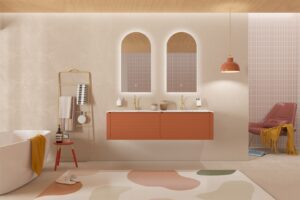 Product Viidako – Suzii Badkamerspiegel – 50×100 cm – Verwarmd – LED verlichting