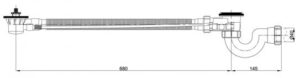 Product Basis badplugoverloopcombinatie